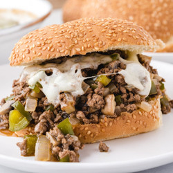 Philly Cheesesteak Sloppy Joes