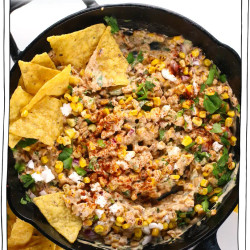 Mexican Street Corn Dip (easy, One Pot + Vegan)