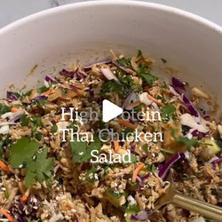 High Protein Thai Chicken Salad