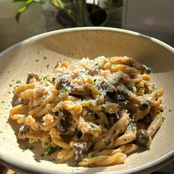 Miso Mushroom Pasta
