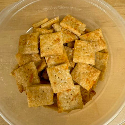 Bread: Sourdough Discard Cheese Crackers