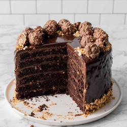 Rich And Moist Ferrero Rocher Layer Cake