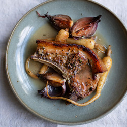 Pork, Cider And Parsnips - nigel slater