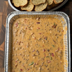 Smoked Cheeseburger Queso Dip
