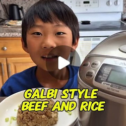 Galbi Style Beef And Rice