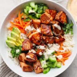 Bang Bang Salmon Rice Bowl