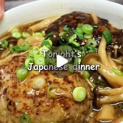 Japanese-style Simmered Hamburger Steak mains