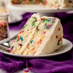 Confetti Layer Cake Recipe (funfetti)