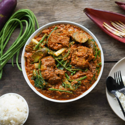 Kare Kare (filipino Oxtail, Vegetable &amp; Peanut Sauce Stew)