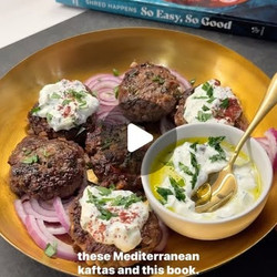 Lamb Koftas With Cucumber Dill Yogurt Sauce