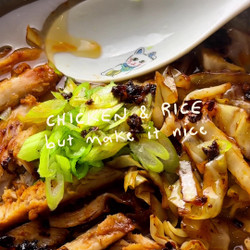 Miso Loaded Sticky Chicken And Brothy Rice