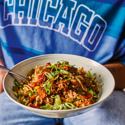 Honey Bbq Beef Fried Rice