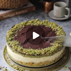 Dubai Chocolate Cheesecake