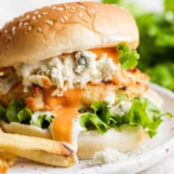 Buffalo Chicken Burgers