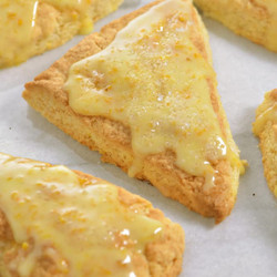 Citrus Scones Recipe With Orange Glaze