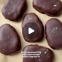 Healthy Reese's Eggs