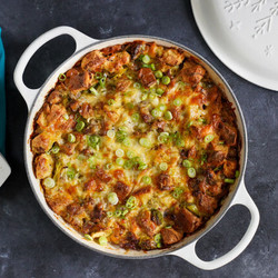 Sausage And Brussels Sprouts Breakfast Casserole