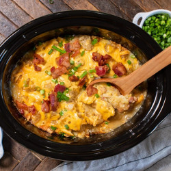Slow Cooker Chicken Tater Tot Casserole