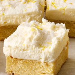 Lemon Sour Cream Cookie Bars
