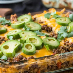 Flavorful Keto Taco Casserole