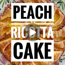 Peach Ricotta Cake
