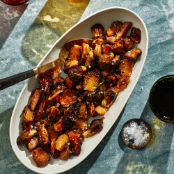 Balsamic-roasted Brussels Sprouts