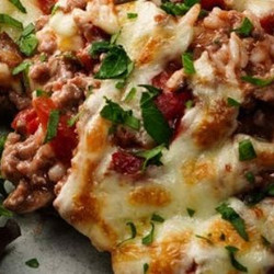Cheesy Hamburger Rice Casserole