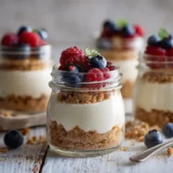 Greek Yogurt Cheesecake Cups