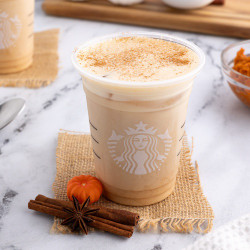 Iced Pumpkin Cream Chai Tea Latte