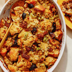 Sausage Stuffing Recipe (with Figs)