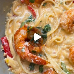 Creamy Cajun Shrimp Scampi