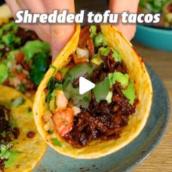 Shredded Tofu Tacos