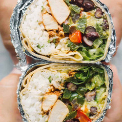 Copycat Chipotle Chicken Burritos
