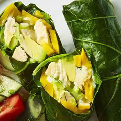 Chicken Salad Collard Wrap
