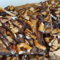 Caramel Apple Chocolate Bark