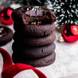 Chocolate Thumbprint Cookies