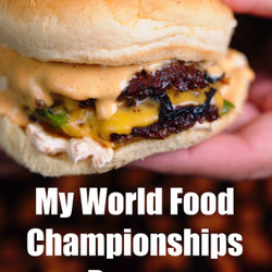 World Food Championships Smash Burger With Cheese Spread