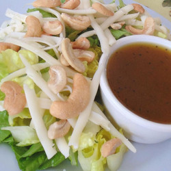 Cashew And Swiss Cheese Salad With Poppy Seed Dressing