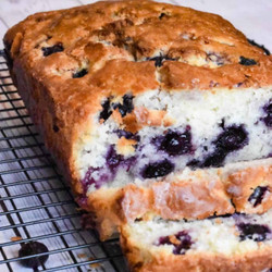 Sourdough Discard Blueberry And Lemon Quick Bread