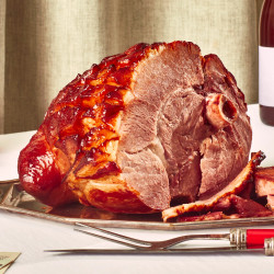 Spicy Maple-glazed Ham