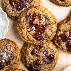 Brown Butter Sourdough Chocolate Chip Cookies