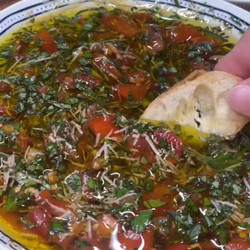 Creamy Garlic &amp; Herb And Tomato Basil Oil