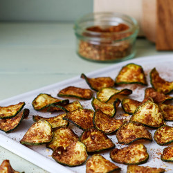 Low Carb Zucchini Nacho Chips