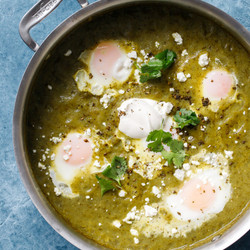 Green Tomatillo Shakshuka