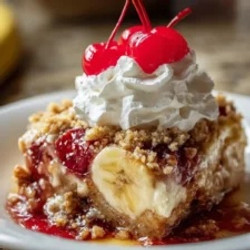 Banana Split Dump Cake
