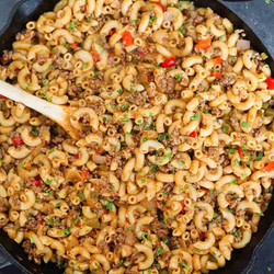 Beef And Macaroni Skillet Dinner