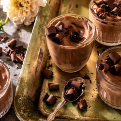 No Fuss Whipped Dark Chocolate Mousse