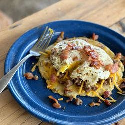 Breakfast Tostada - Cowboy Kent Rollins
