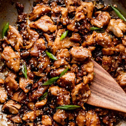 Easy Bourbon Chicken