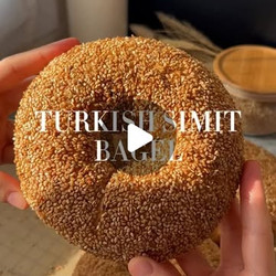 Homemade Golden Simit (turkish Bagels)
